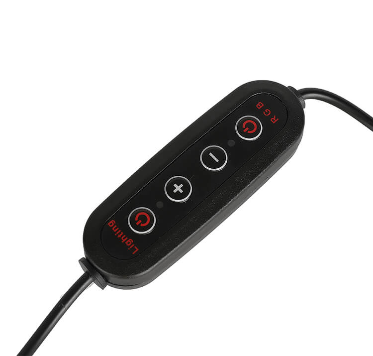 HQ 10 inch(26cm) RGB Selfie Ring Light with Tripod Stand & Phone Holder