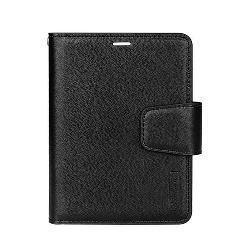 Hanman Mill Series Leather Wallet Flip Case Compatible with iPhone Duo