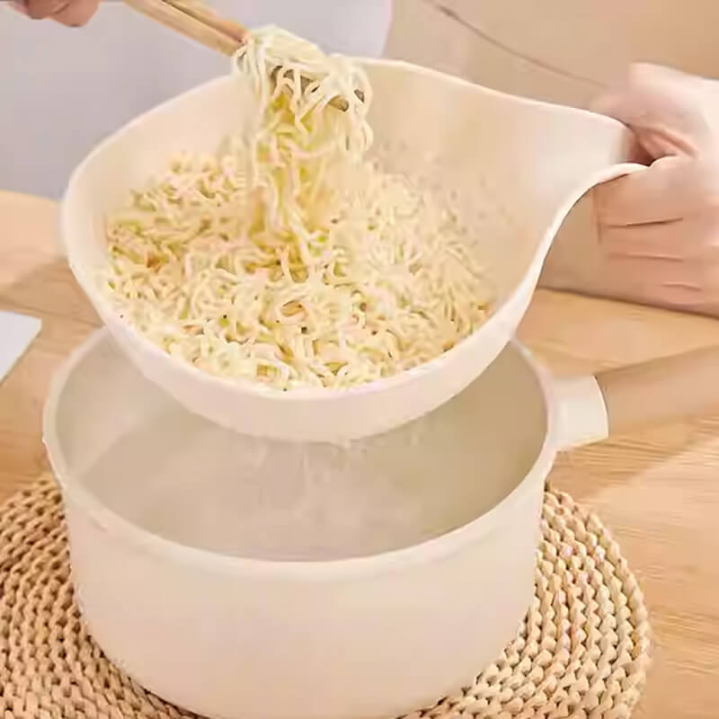 Mobie Dual Layer Kitchen Colander Strainer For Blanching Draining And Storage E24160