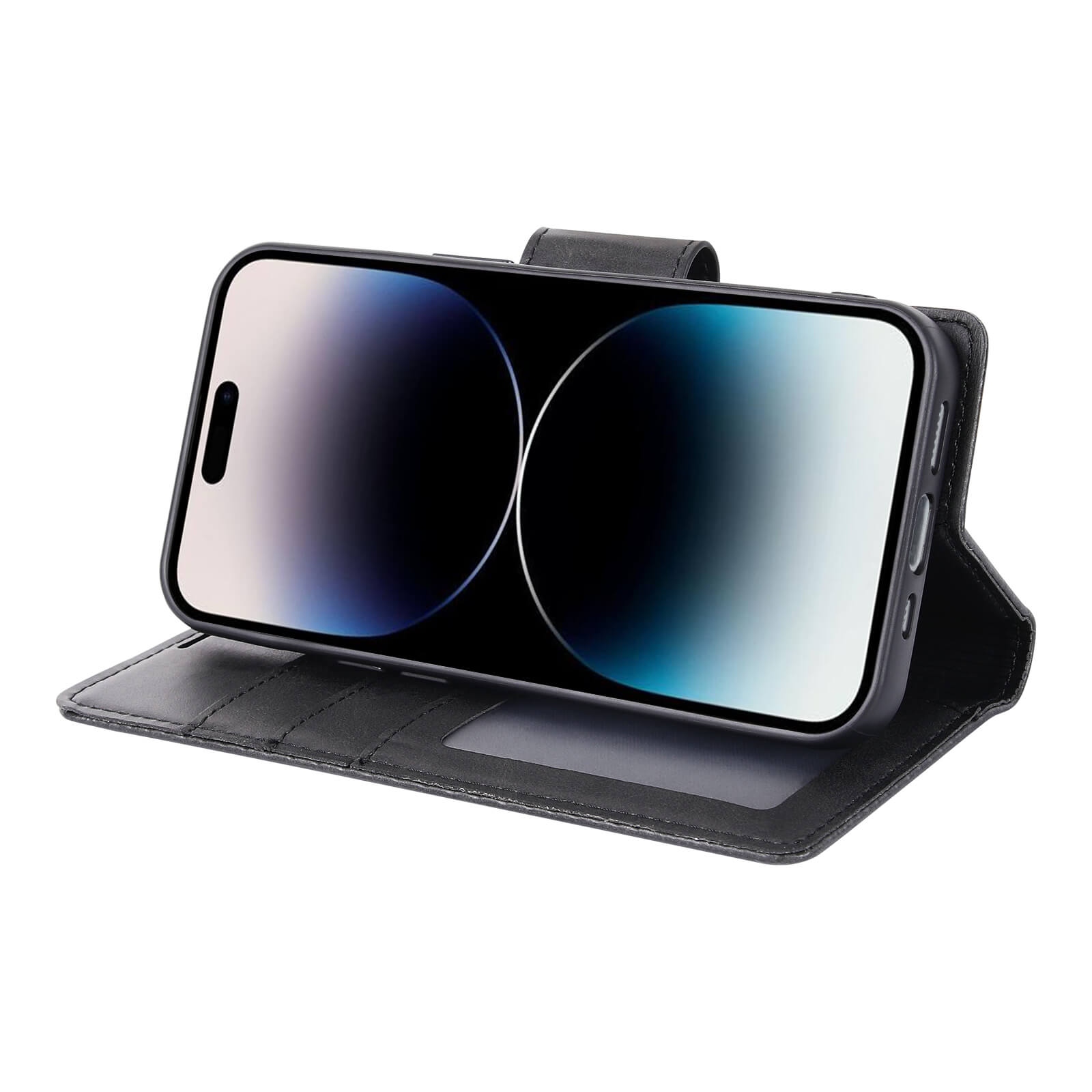 iPhone XS Hanman Miro Leather 2-in-1 Wallet Case with Magnetic Back