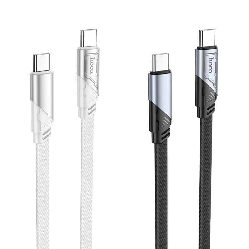 hoco Braided Type-C to Type-C 60W Fast Charging Data Cable 1.2m U119