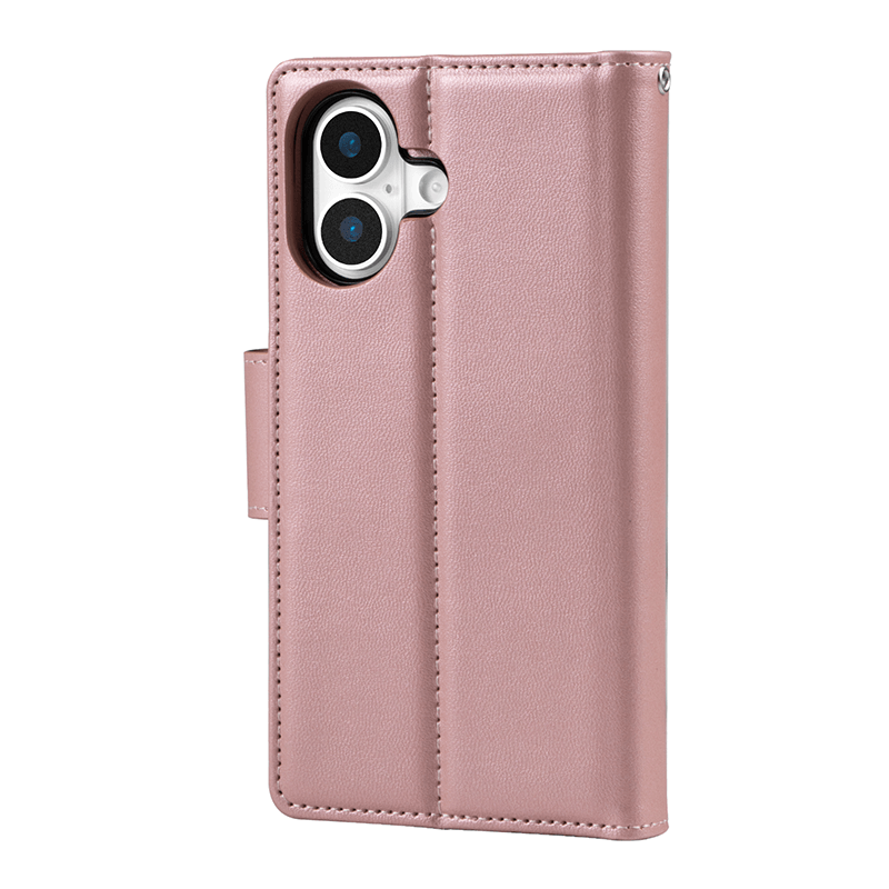 iPhone 17 Hanman Miro Leather 2-in-1 Wallet Case with Magnetic Back