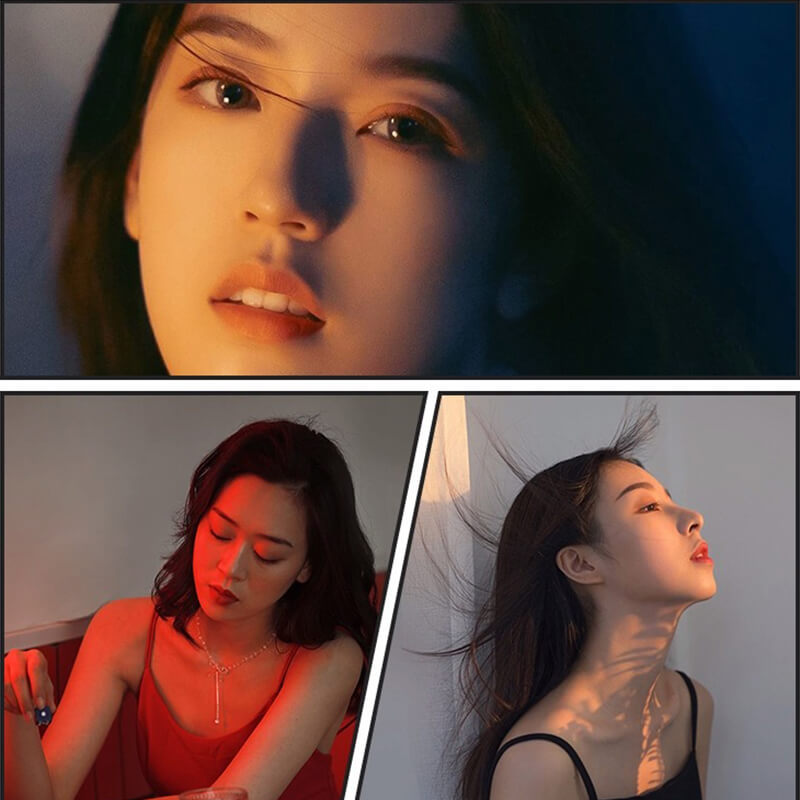 Mobie Portable Mini RGB Fill Light 2500K-9000K TV-6RGB