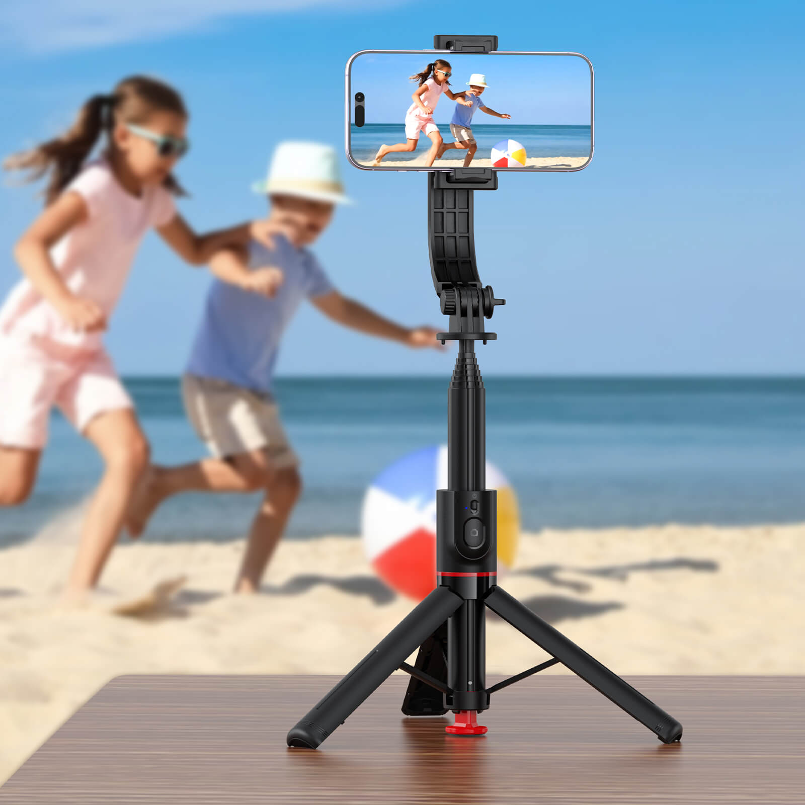 Acefast Auto Selfie Tripod Stand with Bluetooth Remote E42