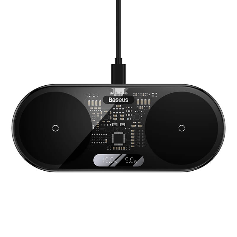 Baseus 2-in-1 Qi 20W Wireless Charger for Smartphone iWatch
