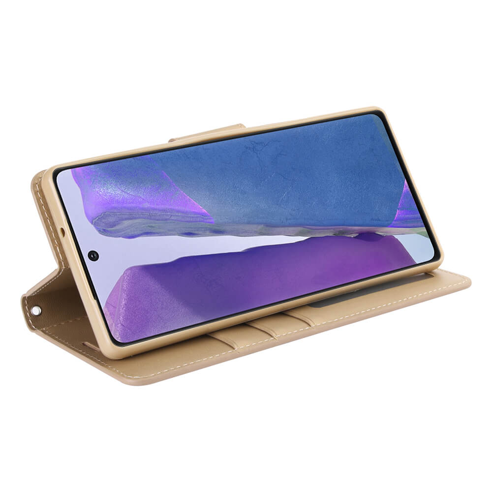 Samsung Galaxy Note 10 2019 Hanman Mill Series Leather Wallet Flip Case