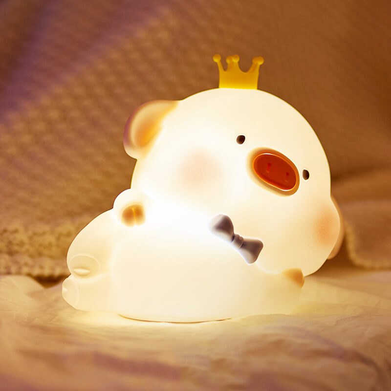 Mobie Rechargeable Cute Peggy Color Changing Silicone Baby Night Light