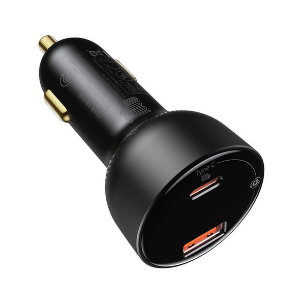 Baseus Digital Display PPS Dual 100W Quick Car Charger CCZX-01