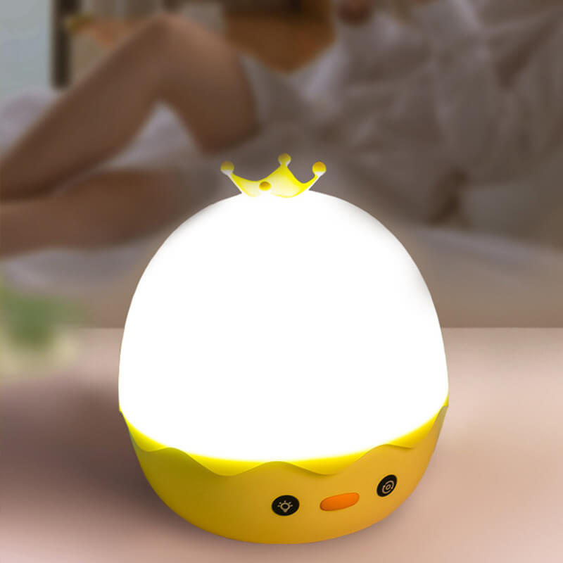 Mobie Yellow Crown Duck Projection Lamp Music Box