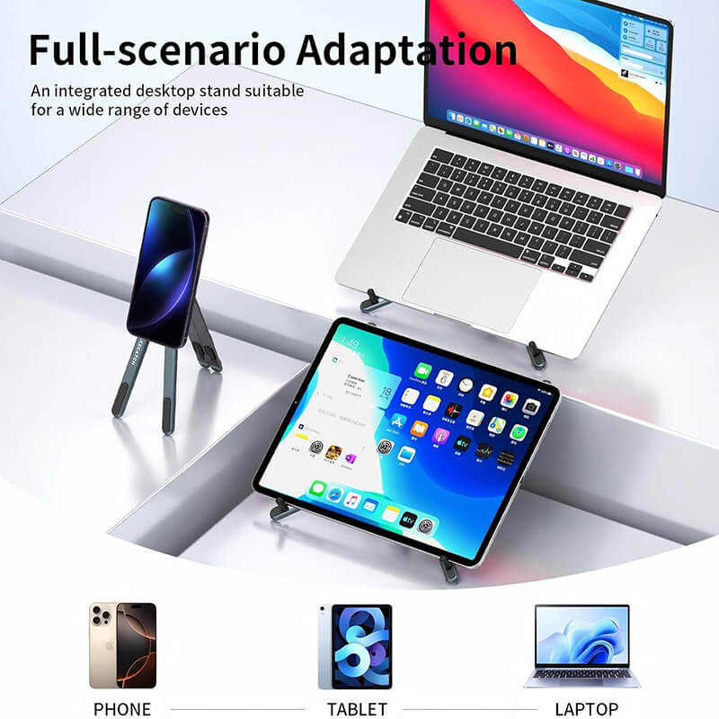 Mobie All in One Magnetic Foldable Stand for Phone Tablet Laptop E05