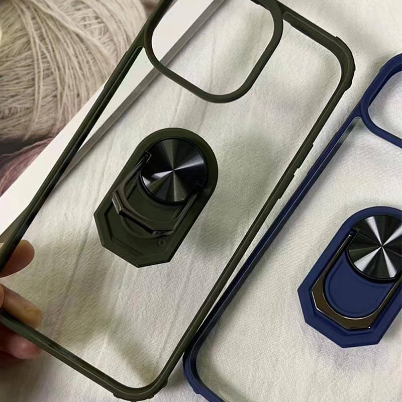 Samsung Galaxy Note 10 2019 Transparent Full-Body Protective Phone Case with Phone Grip