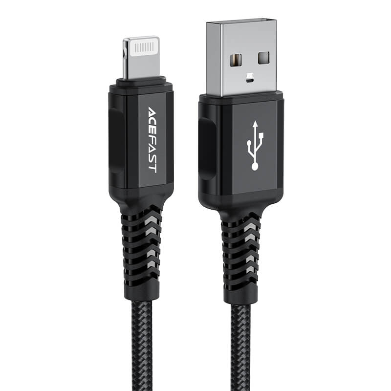 Acefast USB to Lightning Braid Charging Cable 2.4A 1.8m
