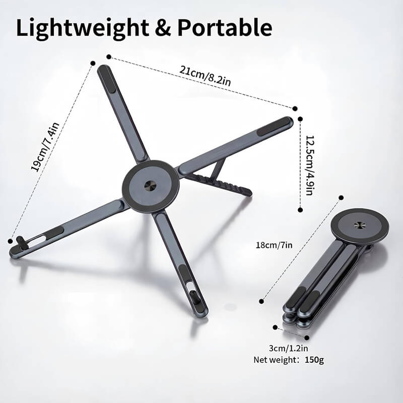Mobie All in One Magnetic Foldable Stand for Phone Tablet Laptop E05