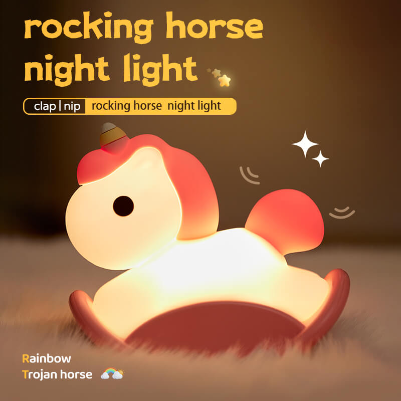 Mobie Rock Horse Silicone Touch Light Lamp