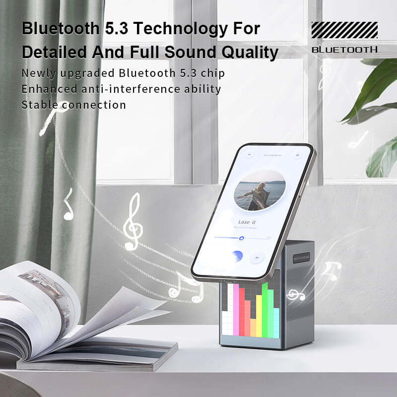 Mobie 6-in-1 Customizable Pixel LED Display Magnetic Wireless Charger