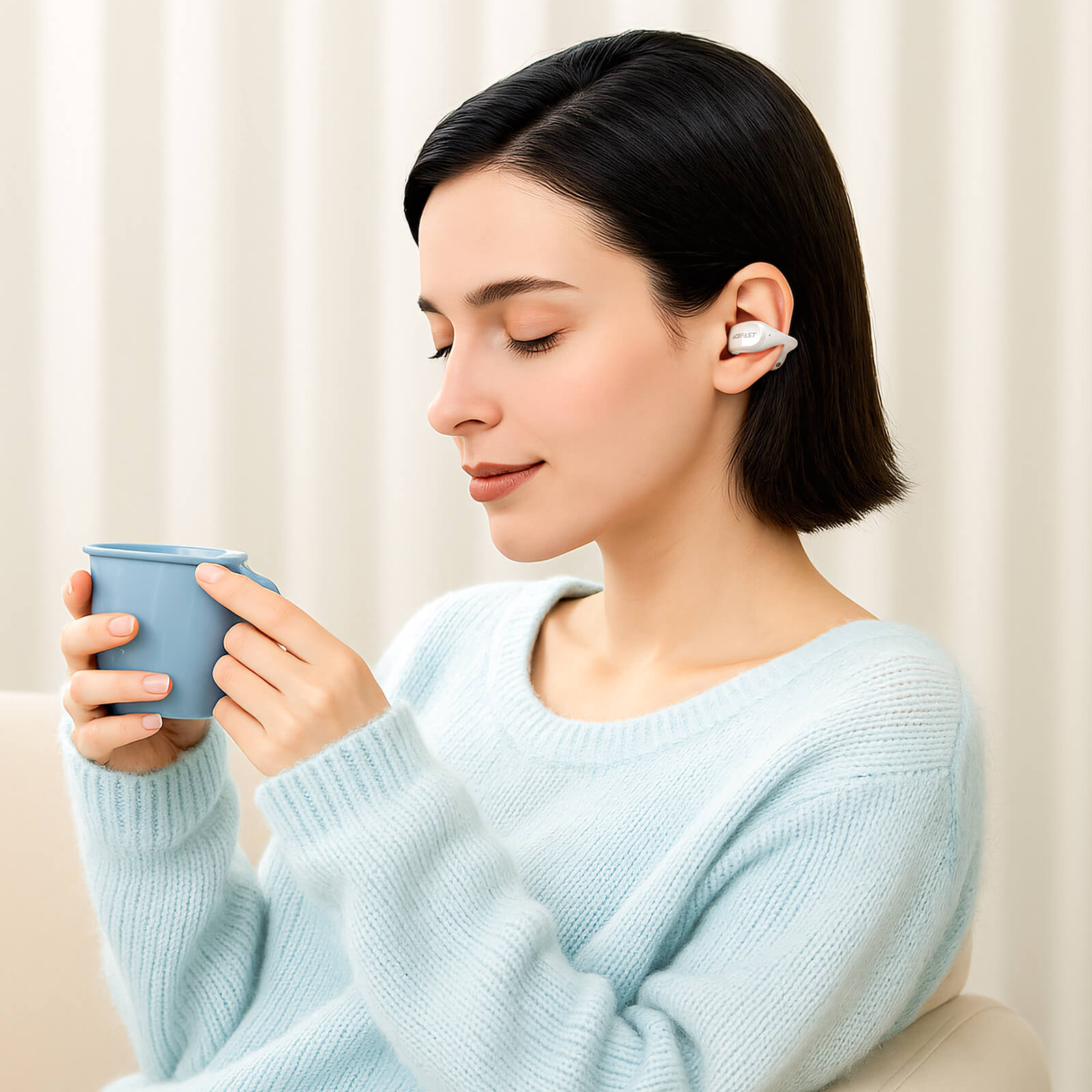 Acefast Open Ear Wireless Earphones 35H Playtime IP55 Sweatproof FA006