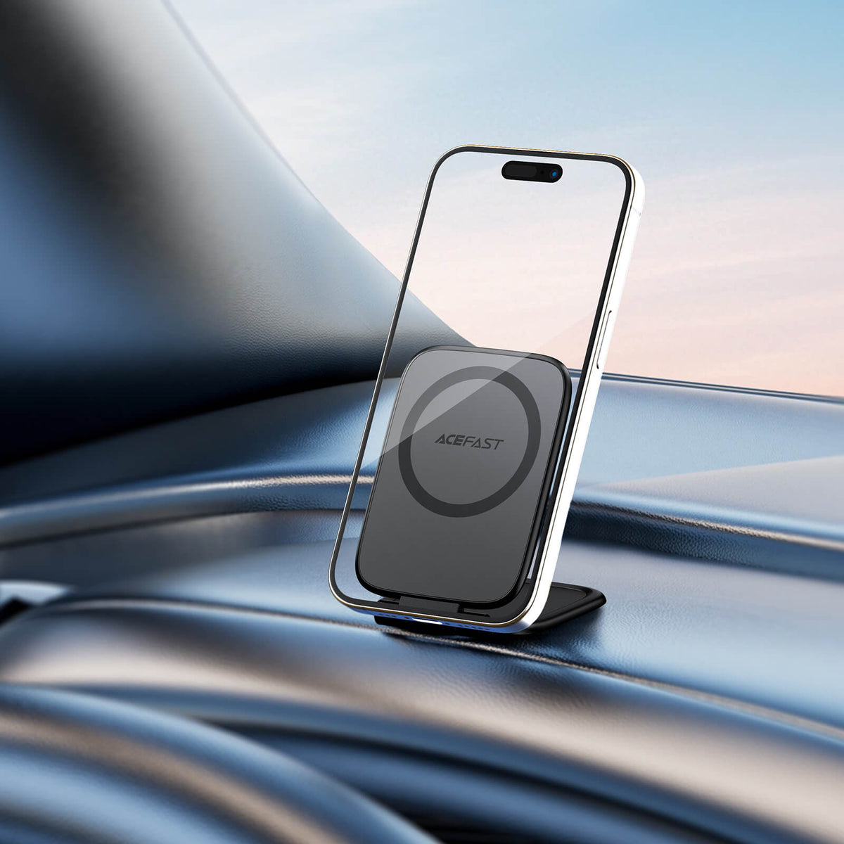 Acefast Ultra Thin Foldable Magnetic Car Dashboard Phone Stand D46