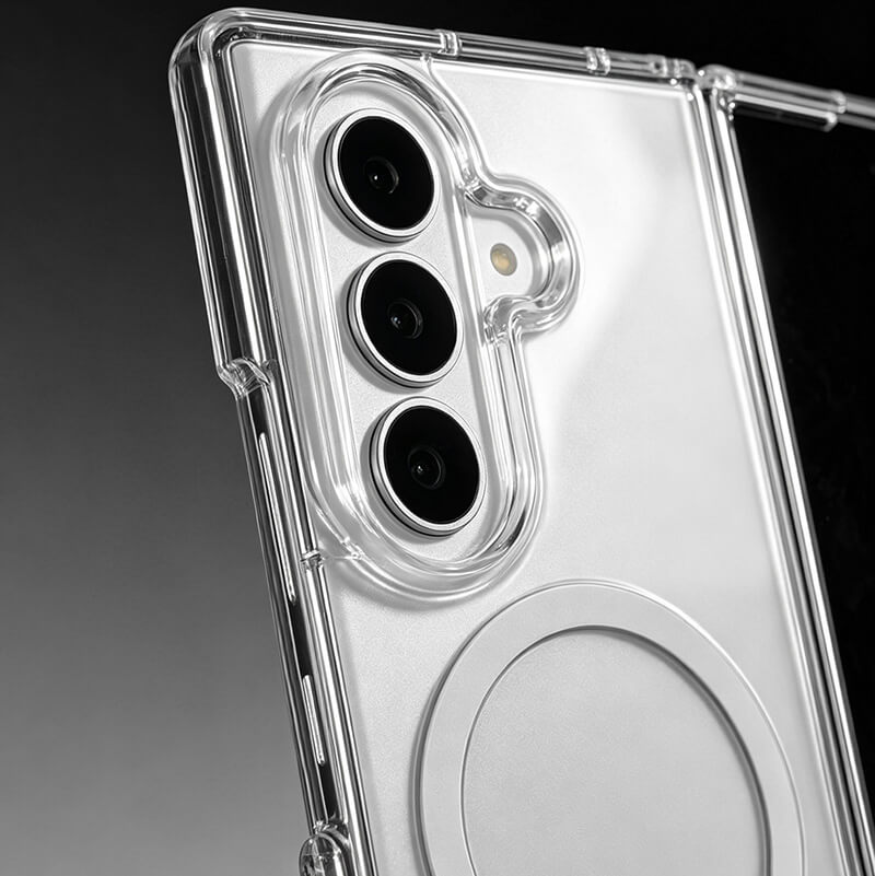 Crystal Shield Series Magnetic Clear Compatible with Samsung Z Fold 8 Ultra 2026