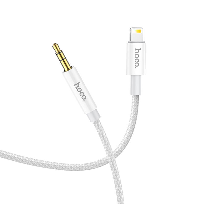 hoco. Digital Lightning to Audio Conversion Nylon Weaving Cable UPA19