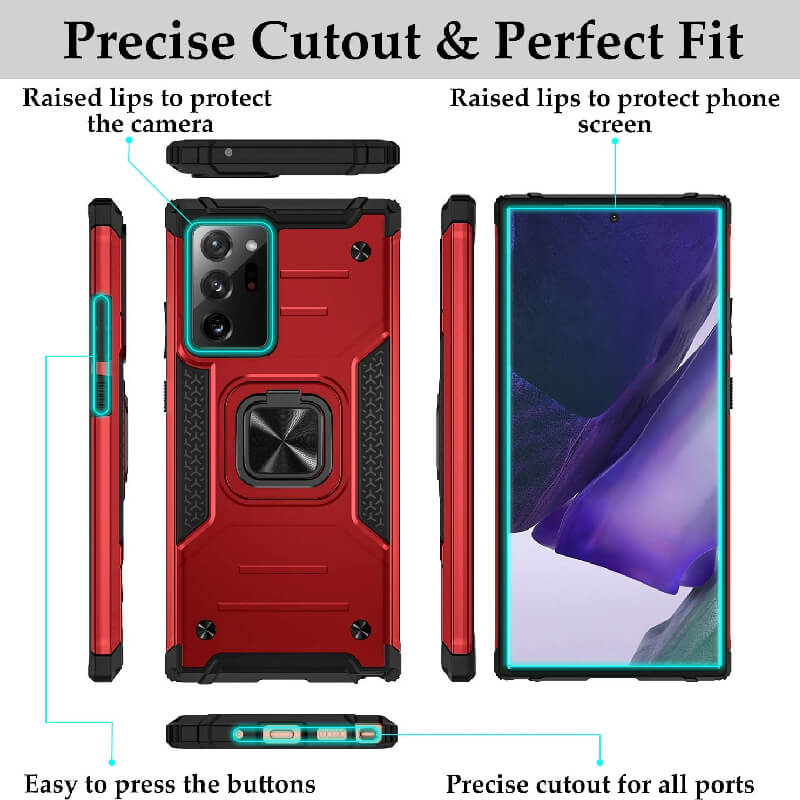 Samsung Galaxy A31 2020 Shockproof Magnetic Ring Bracket Case