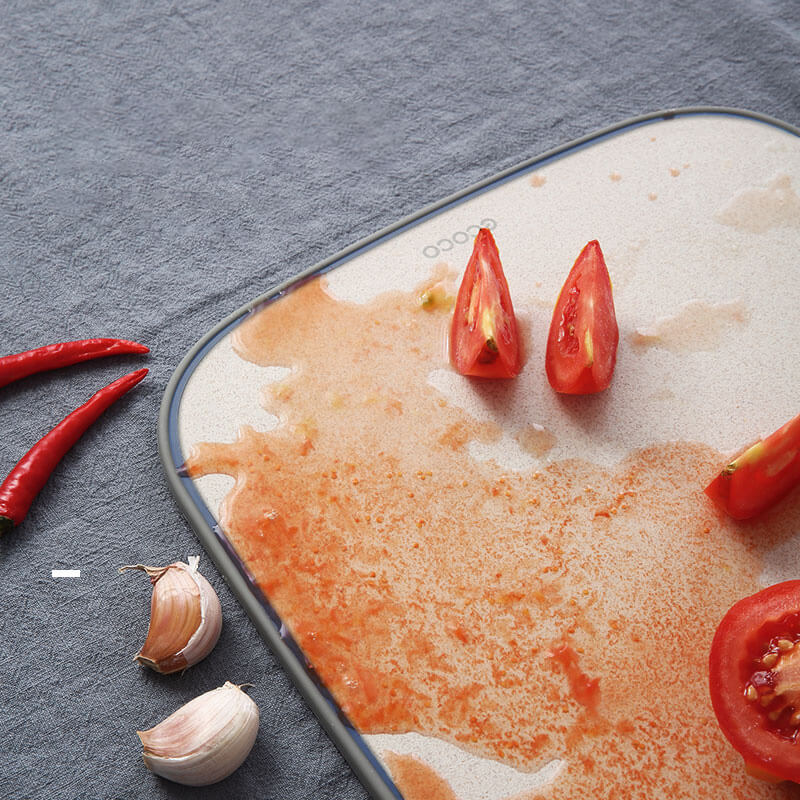 Mobie Antibacterial Wheat Straw Cutting Board Knife Friendly Eco Kitchen Board E1805