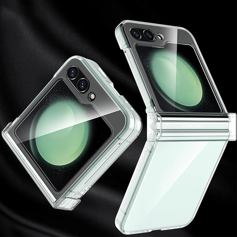 Samsung Galaxy Z Flip 6 2024 ICE Simple Style Transparent Phone Case