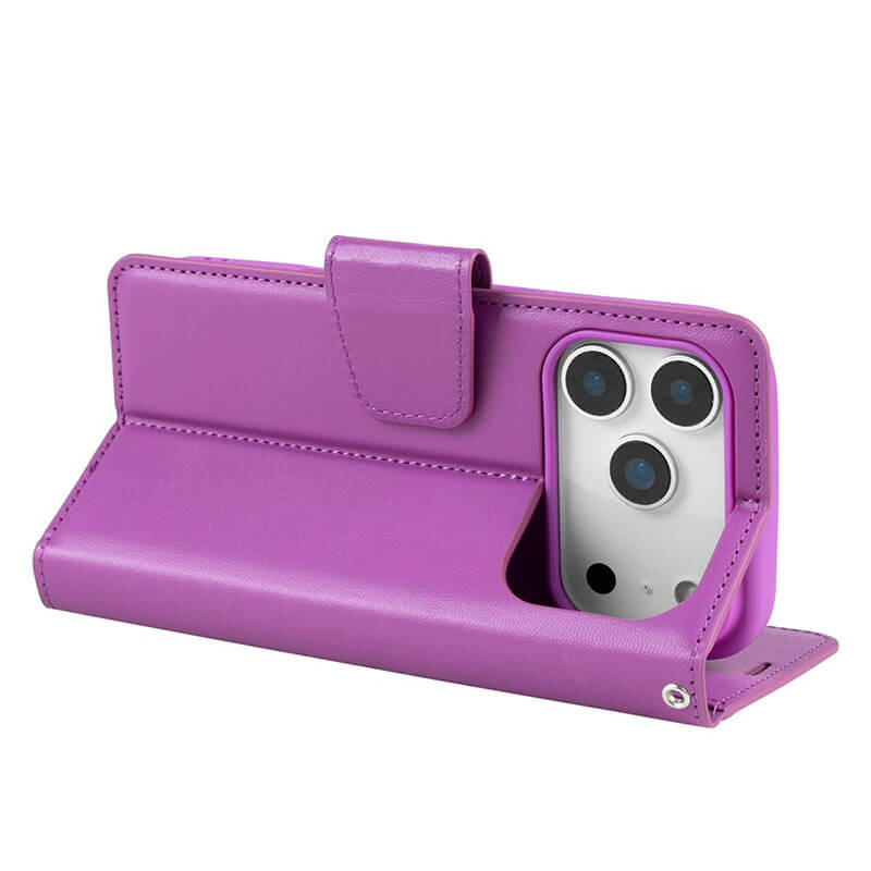 iPhone 17 Pro Max Hanman Mill Series Leather Wallet Flip Case