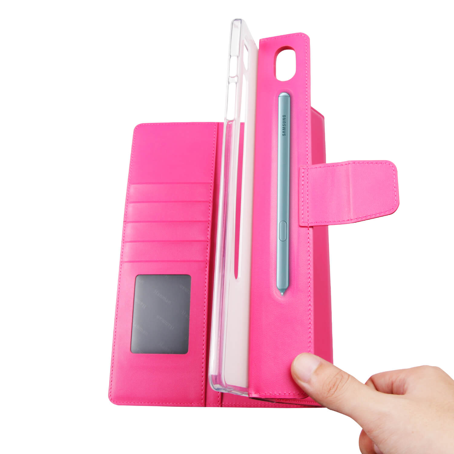 Samsung Tab A 8.0 2019 Luxury Hanman Leather Wallet Flip Case Cover With Magnet Back Case