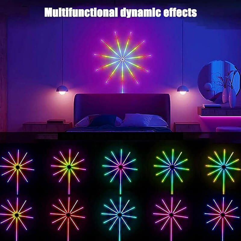 Mobie Smart RGB LED Strip Lights with Music Sync and Firework Effects