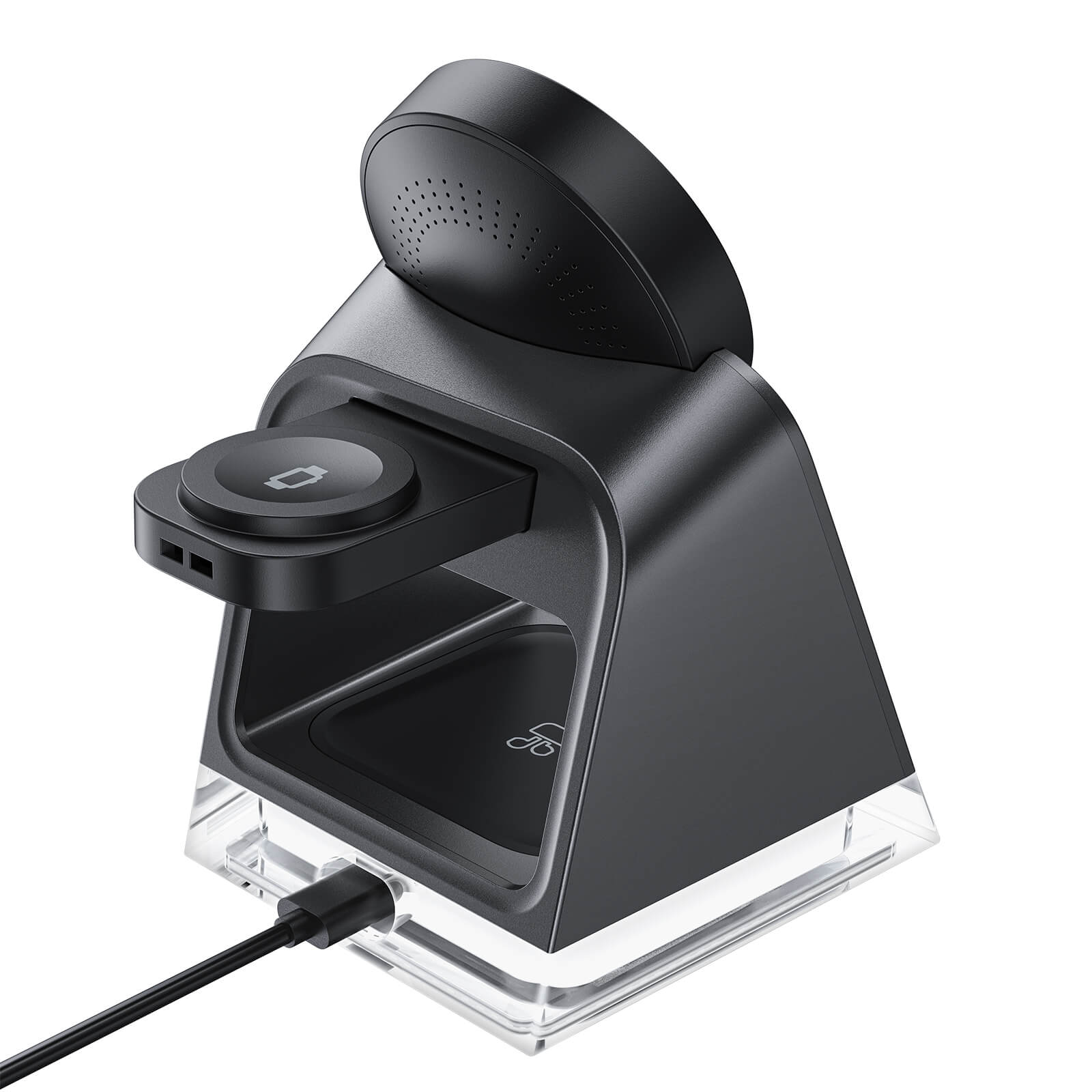 Acefast 3-in-1 15W Fast Wireless Magsafe Charging Stand with Ambient Light E17