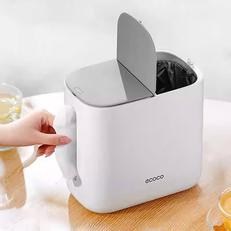Mobie All in One Tissue Dispenser and Desktop Trash Bin E24031