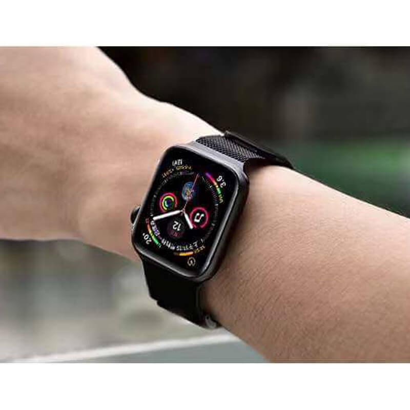 Mobie iWatch Classic Milan Metal & Leather Exquisite Strap Watch Band (42/44mm) WH5296