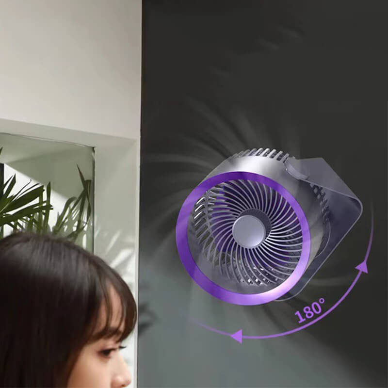 Mobie Multi-Use 180° Angle Adjustable Silent Cyclone Circulation Fan