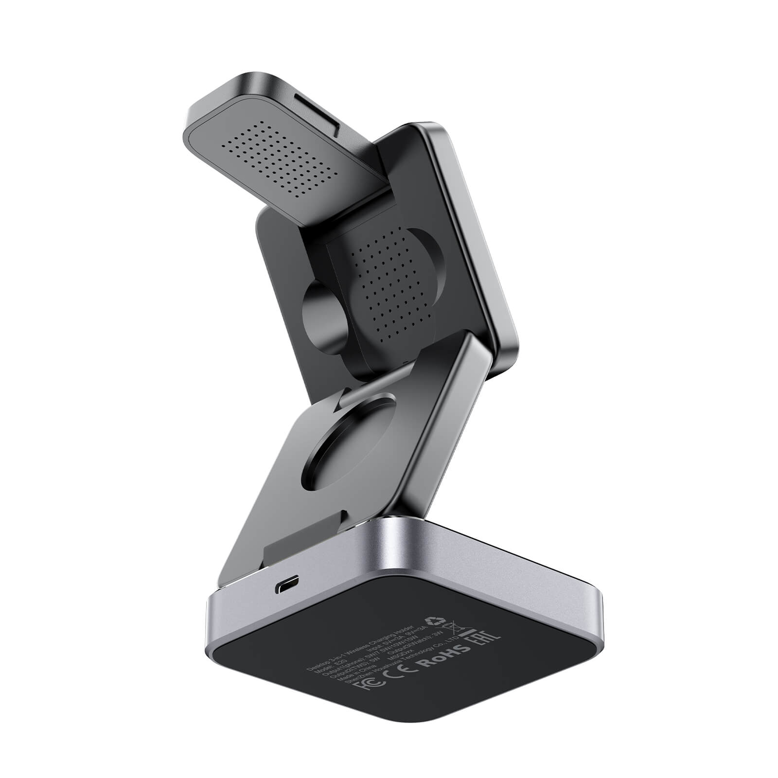 Acefast 3-in-1 15W Foldable Wireless Magnetic Charging Stand with Ambient Light E20