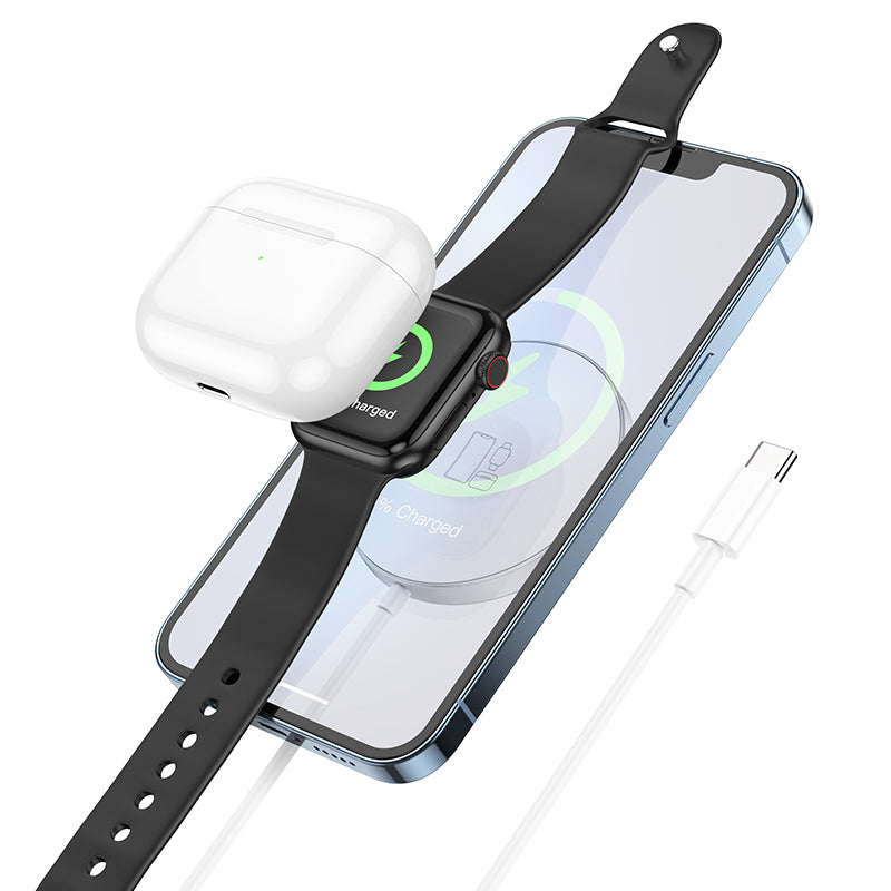 hoco Magnetic 3-in-1 15W Wireless Fast Charger CW41