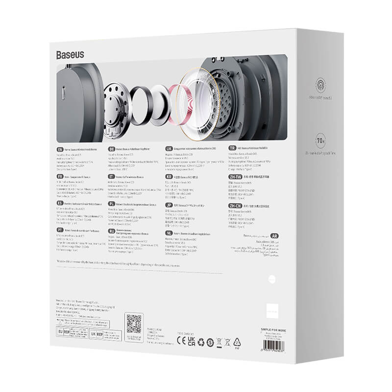 Baseus Bowie D05 BT5.3 Wireless Headphones 70 Hours Battery Life