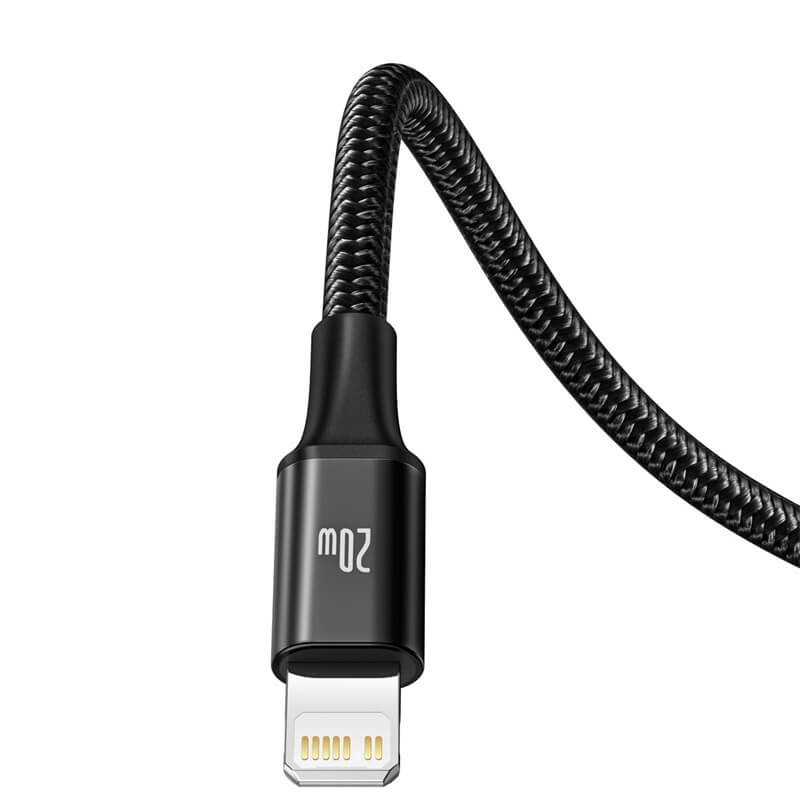 Baseus Rapid Series 3-in-1 Fast Charging Data Cable Type-C to C+L+C PD 20W 1.5m