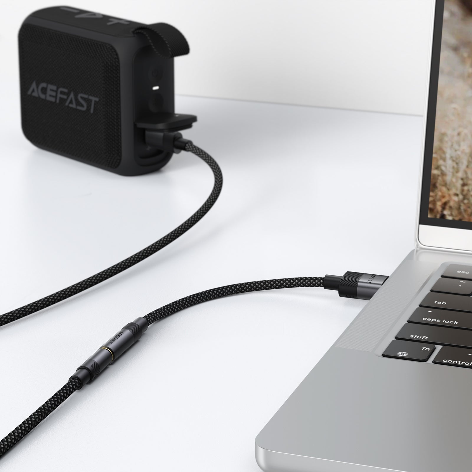 Acefast 3.5mm Audio to USB-A Nylon Braided Cable J13