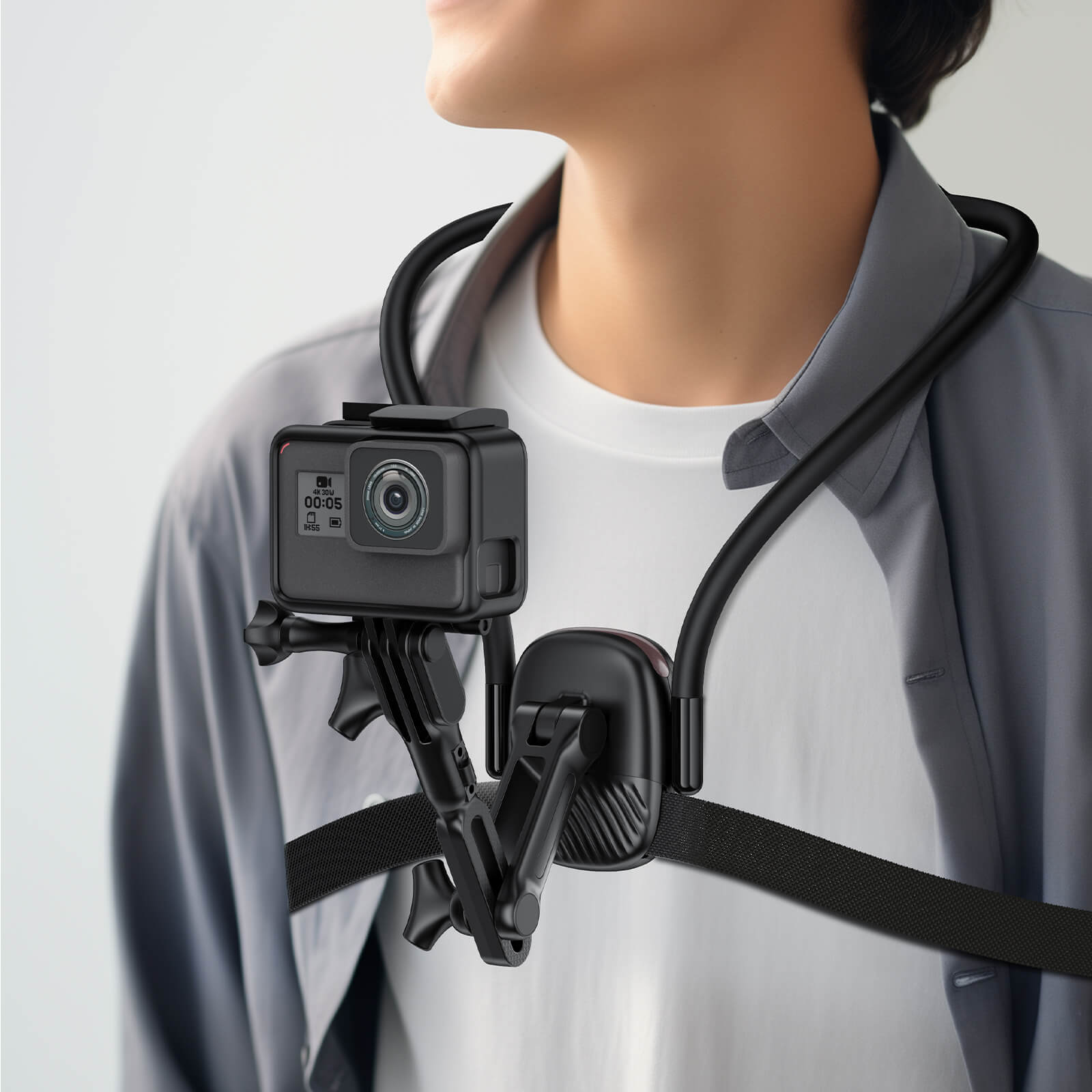 Acefast Comfortable Neck Mount for Phone & GoPro with Backstrap E33