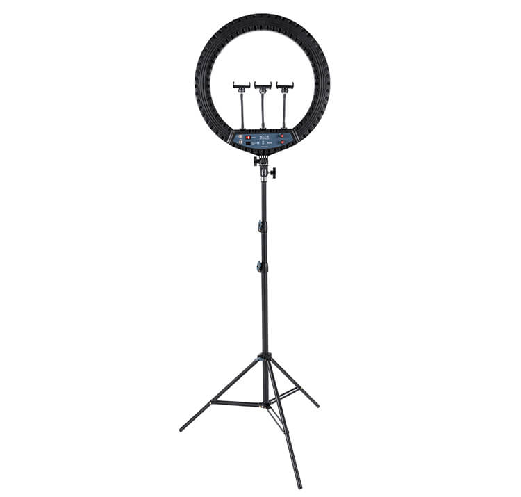 HQ 21 inch 53cm LED Soft Ring Light with 1.9M Tripod Stand 3 Phone Holders