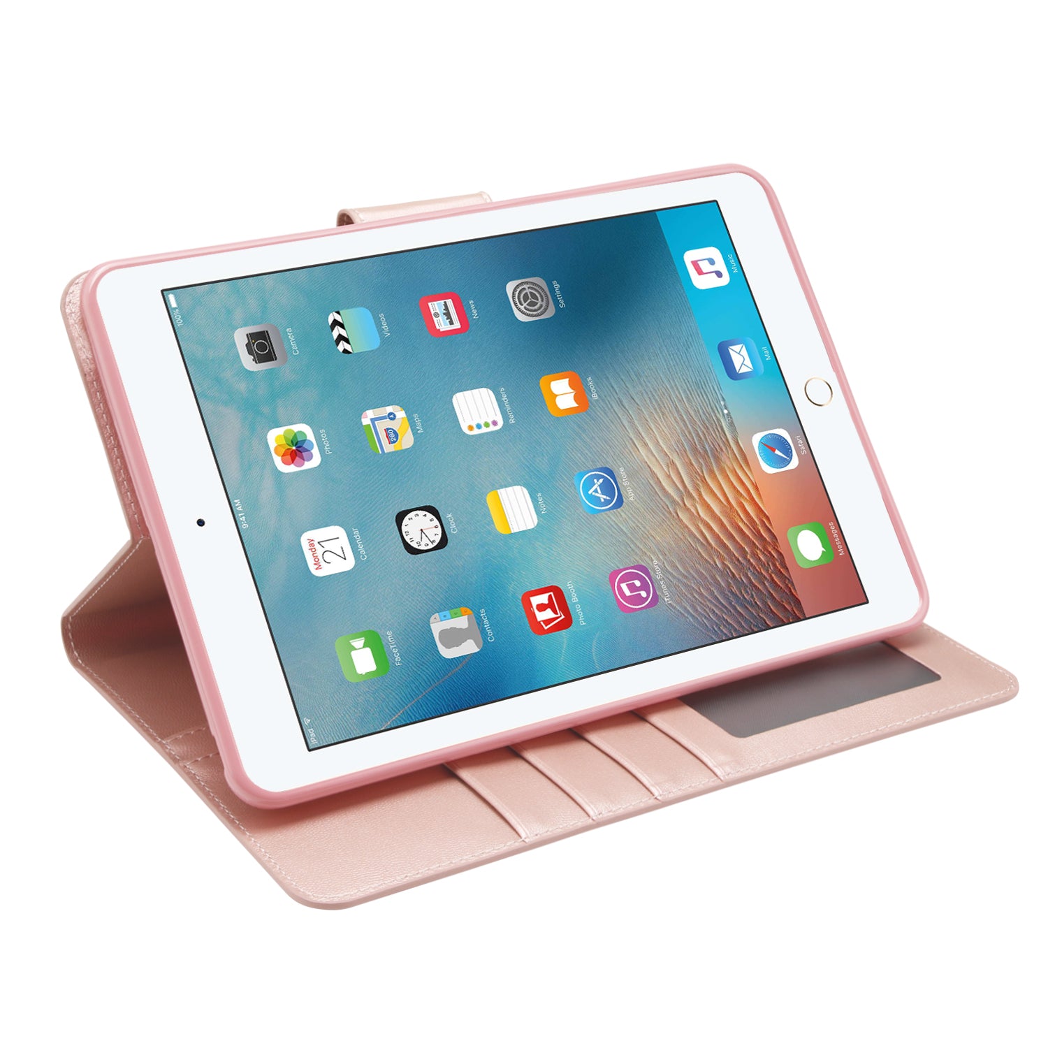 iPad Mini 3th 7.9 2014 Luxury Hanman Leather Wallet Flip Case Cover