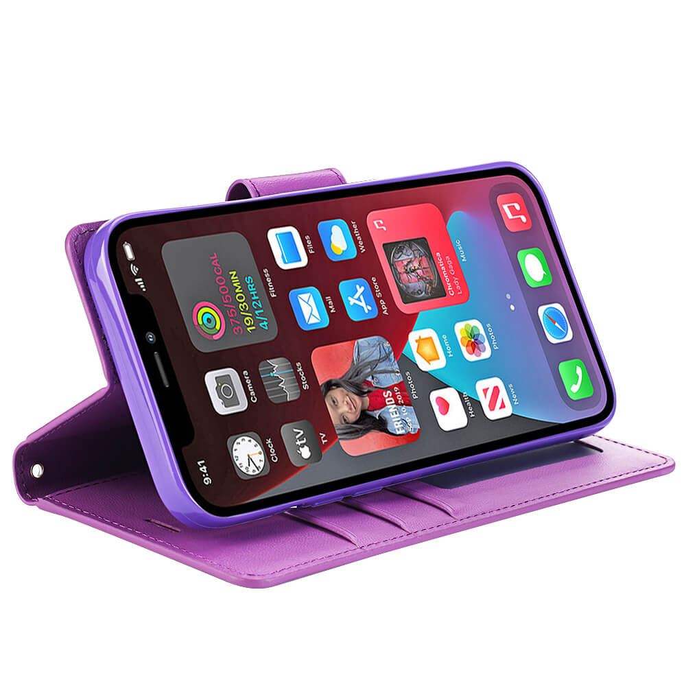 iPhone 6/7/8/SE 2nd Gen Hanman Mill Series Leather Wallet Flip Case