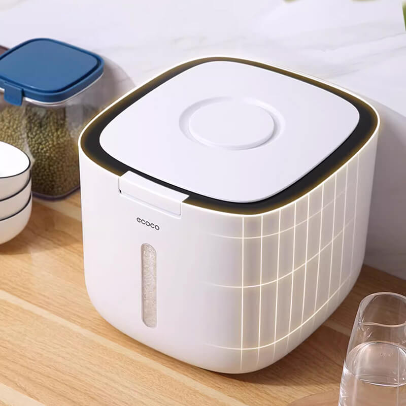 Mobie Airtight Triple Seal Rice Storage Container with Pest Resistant Box E2203