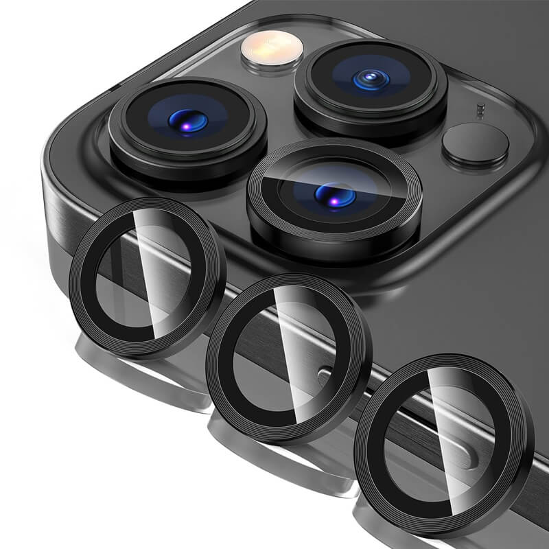 9H Multicolor Tempered Glass Compatible with iPhone 15 Individual Camera Lens Cover Protector