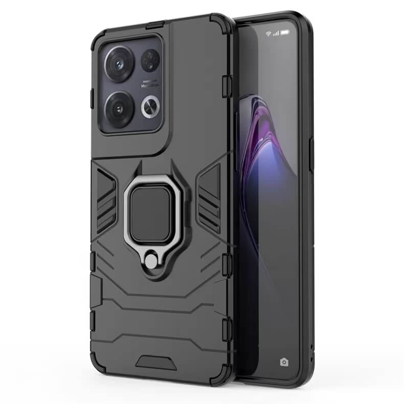 Samsung Galaxy A01 2020 Armor Double Layer Ring Magnetic Kickstand Case