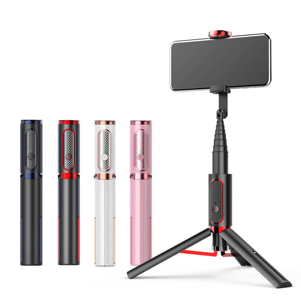 Mobie 360° Rotation Remote Bluetooth Aluminum Selfie Stick Tripod M18