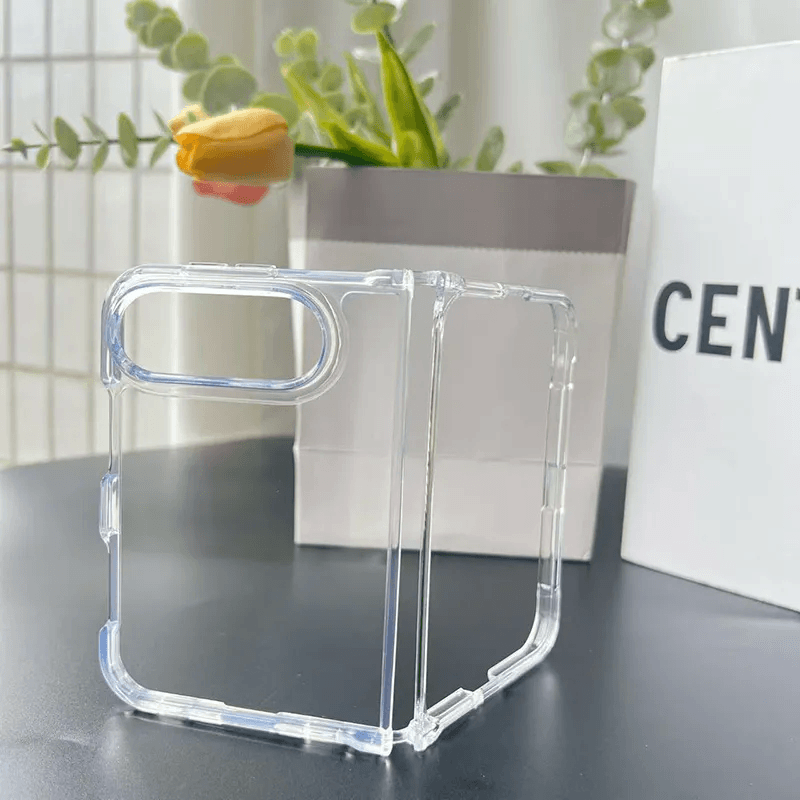 Space Crystal Clear TPU PC Hybrid Case Compatible with iPhone Duo