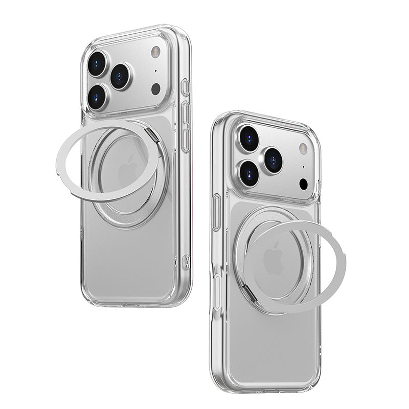 360° Rotating Ring Stand Magnetic Phone Case Compatible with iPhone 17