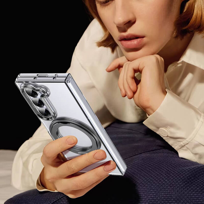 Samsung Galaxy Z Fold 7 2025 RAFI Series 360° Rotating Magnetic Stand Case