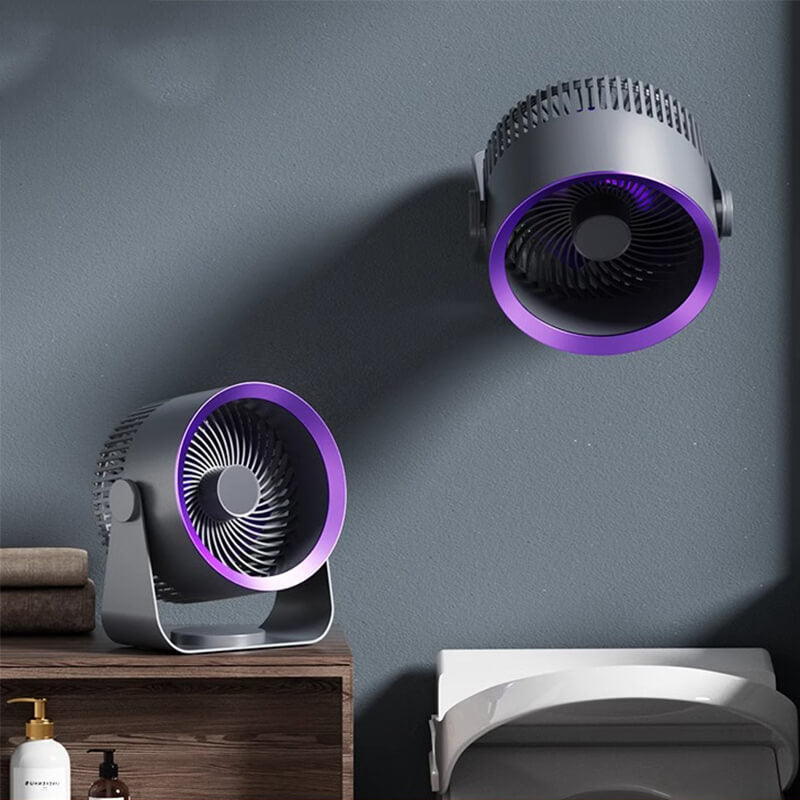 Mobie Multi-Use 180° Angle Adjustable Silent Cyclone Circulation Fan